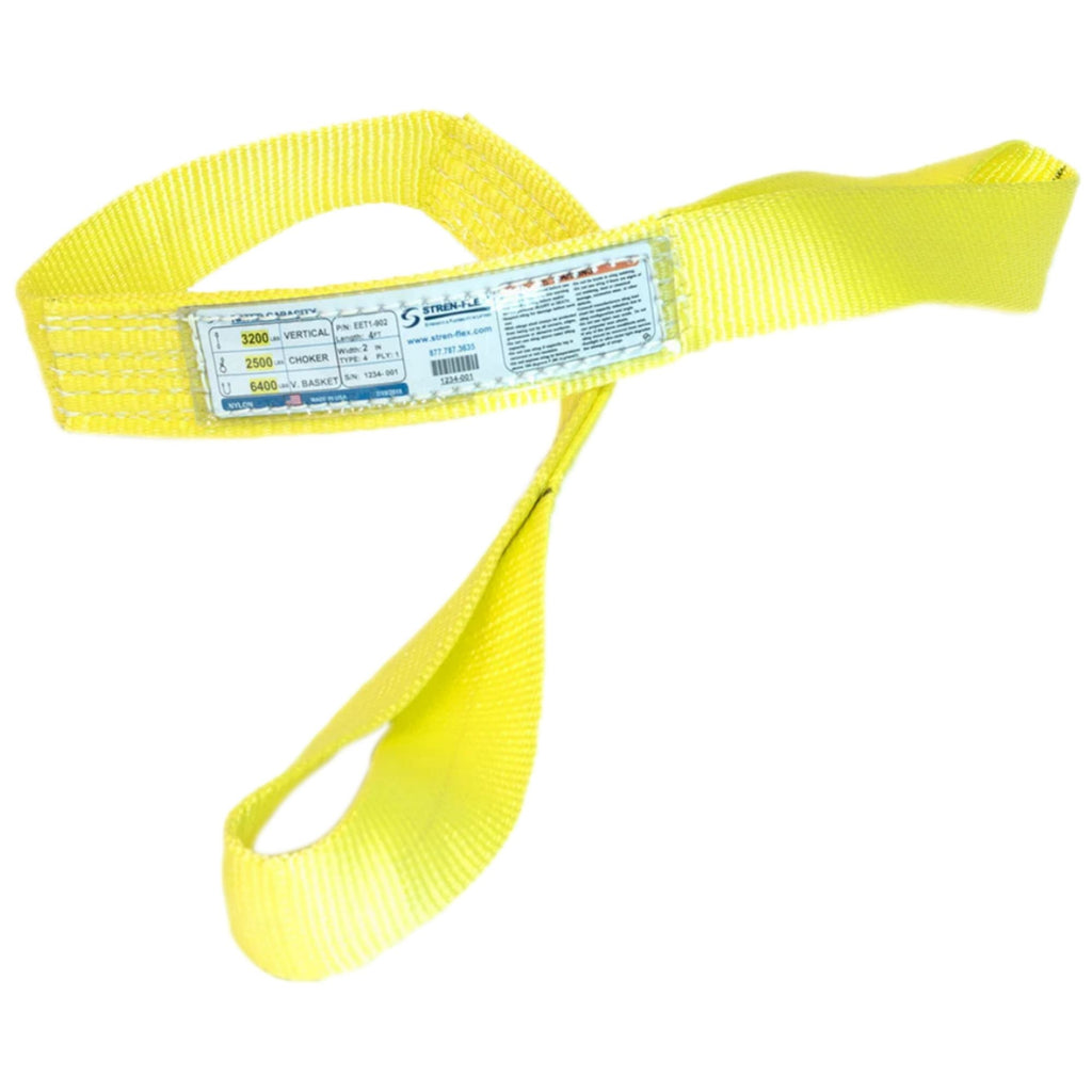 StrenFlex Type 4 Nylon Eye & Eye Twist Web Slings