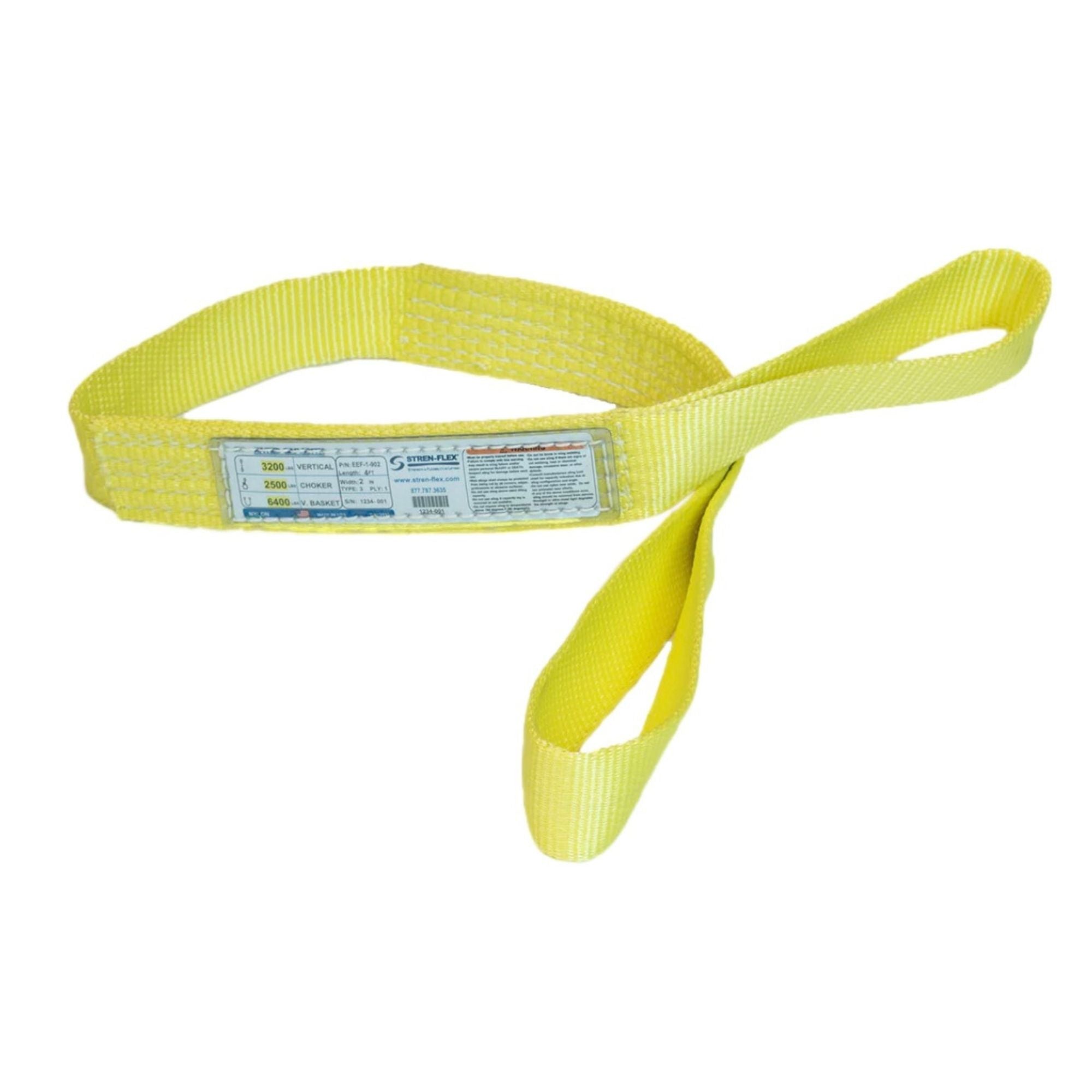 StrenFlex Type 3 Nylon Flat Eye & Eye Web Slings