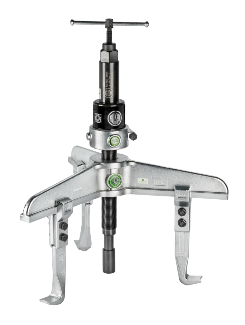 KUKKO 11-1-B Heavy-Duty 3-Jaw Hydraulic Puller – 520 mm Spread