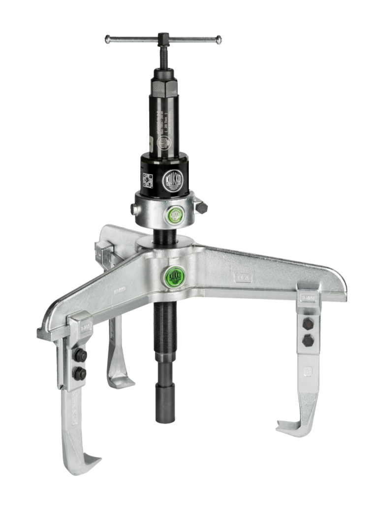 KUKKO 11-3-B Heavy-Duty 3-Jaw Hydraulic Puller – 650 mm Spread