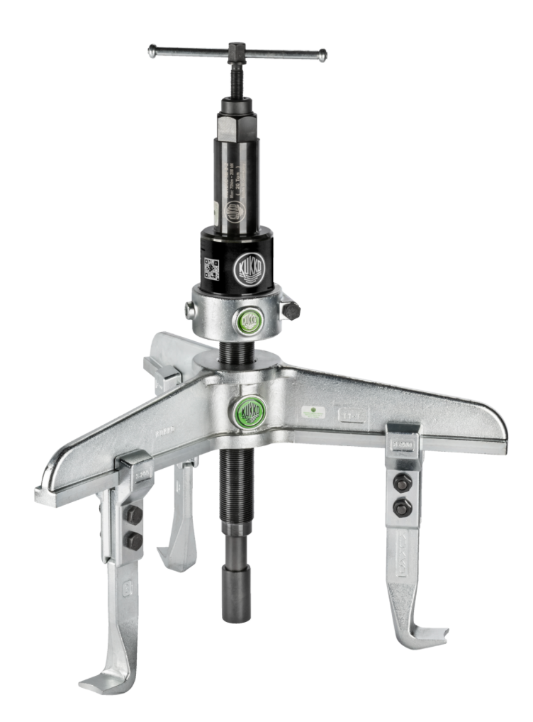 KUKKO 11-3-B Heavy-Duty 3-Jaw Hydraulic Puller – 650 mm Spread
