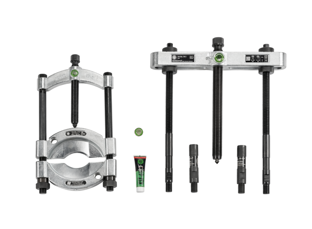 KUKKO 17-C Bearing Separator & Puller Set – 4 Piece Kit (25–155 mm)