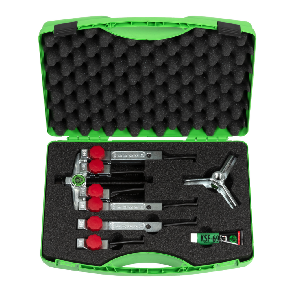 KUKKO KS-2030-1-193+S Universal Puller Set – 9 Piece Narrow Jaw Kit
