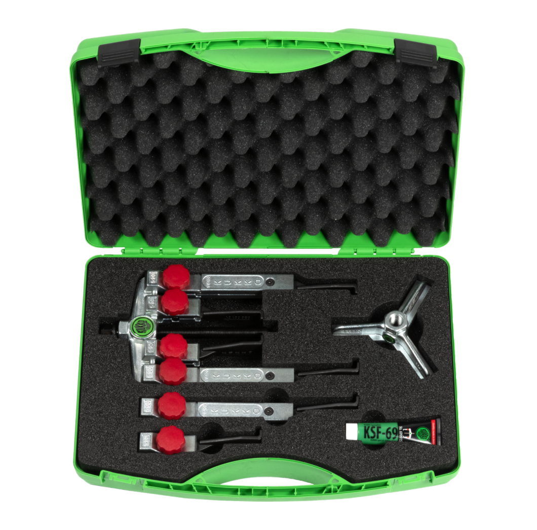 KUKKO KS-2030-1-193+S Universal Puller Set – 9 Piece Narrow Jaw Kit