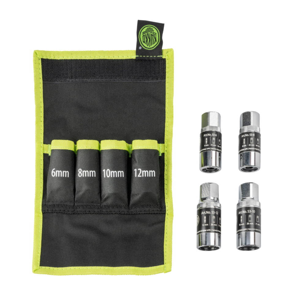 KUKKO 53-A Stud Extractor Set for Tight Spaces – 6–12 mm