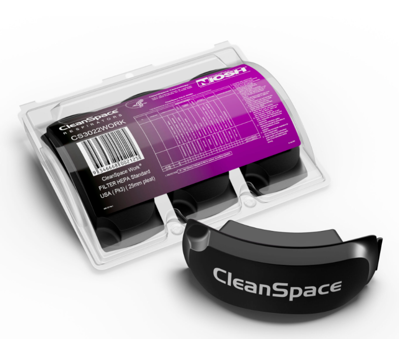 CleanSpace WORK HEPA Particulate Filters (3 Pack)