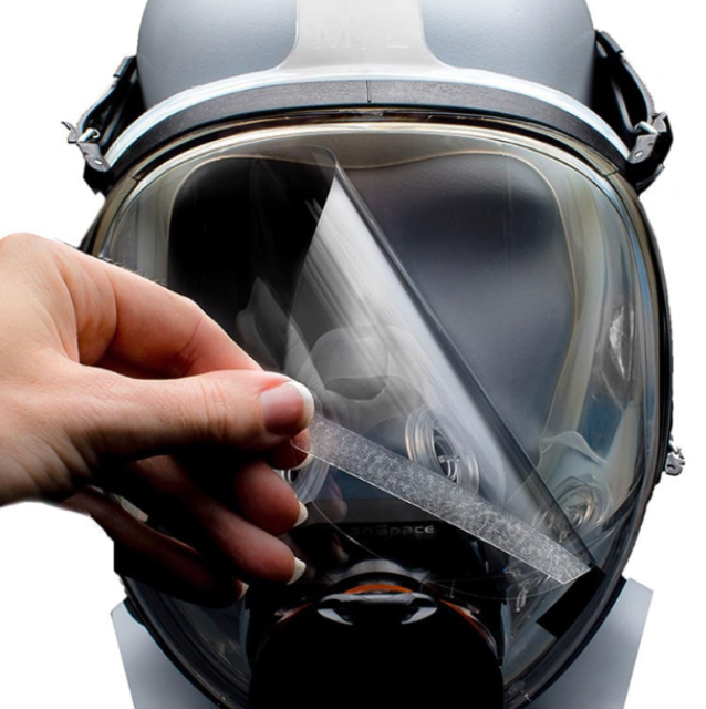 CleanSpace Full Face Mask Tear-Off Visor Anti-Scratch Protectors (Pack of 10)