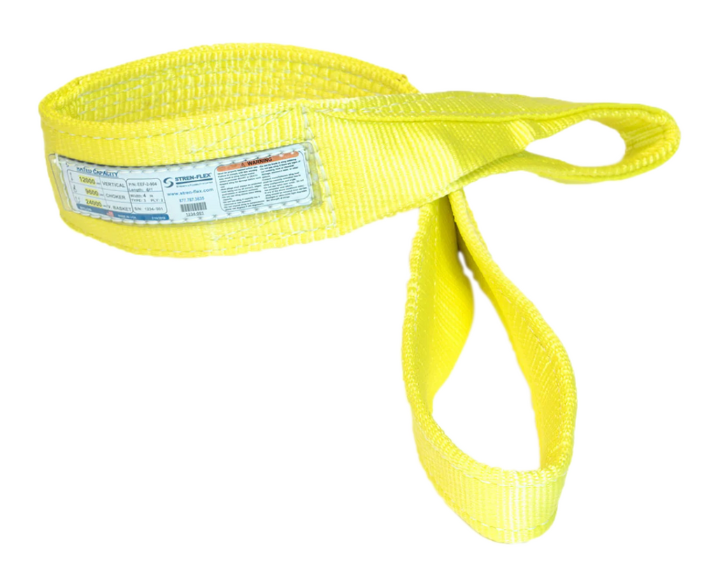 StrenFlex Type 3 Nylon Flat Eye & Eye Web Slings